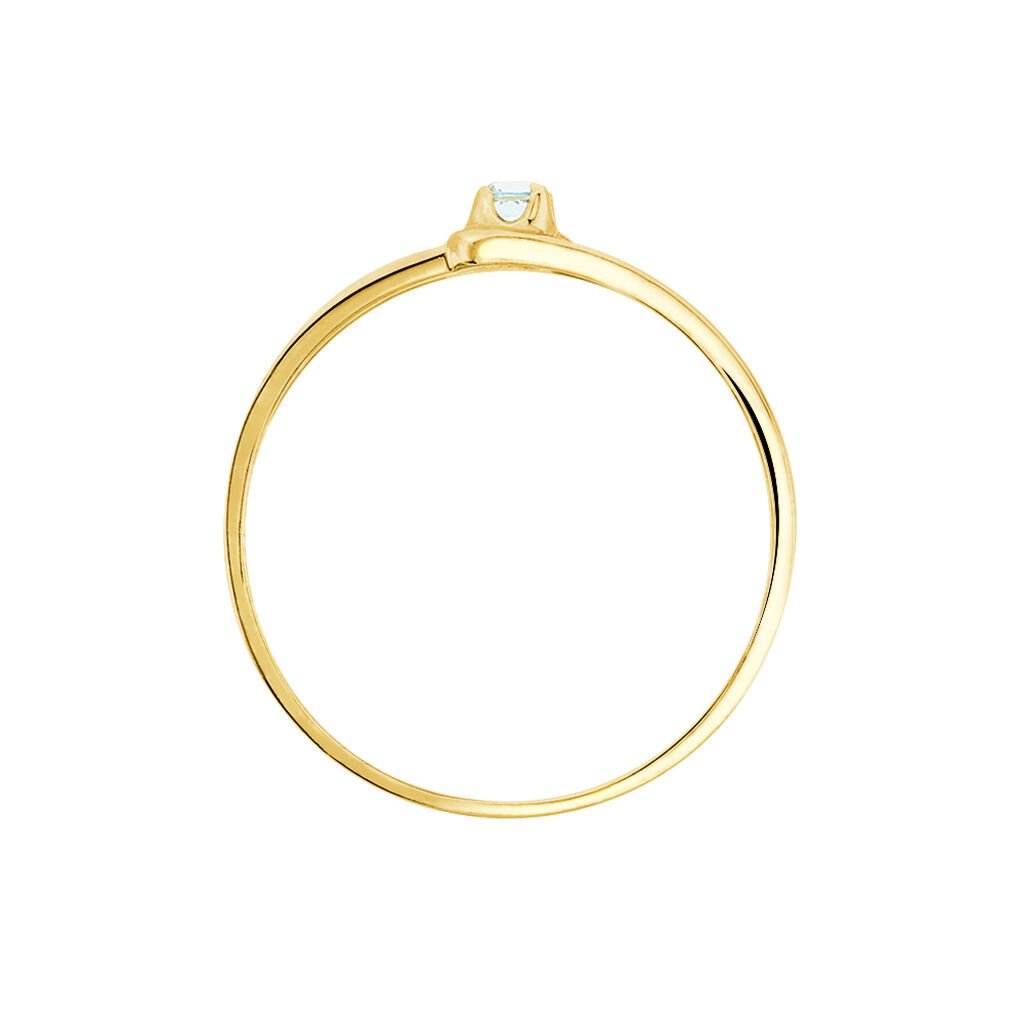 Bague Veroucha Or Jaune Topaze - Bagues solitaires Femme | Histoire d&rsquo;Or