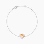 Bracelet Or Tricolore Vanadissa Diamants - Bracelets Femme | Histoire d&rsquo;Or