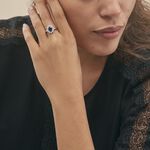 Bague Vladimir Or Jaune Saphir - Bagues solitaires Femme | Histoire d&rsquo;Or