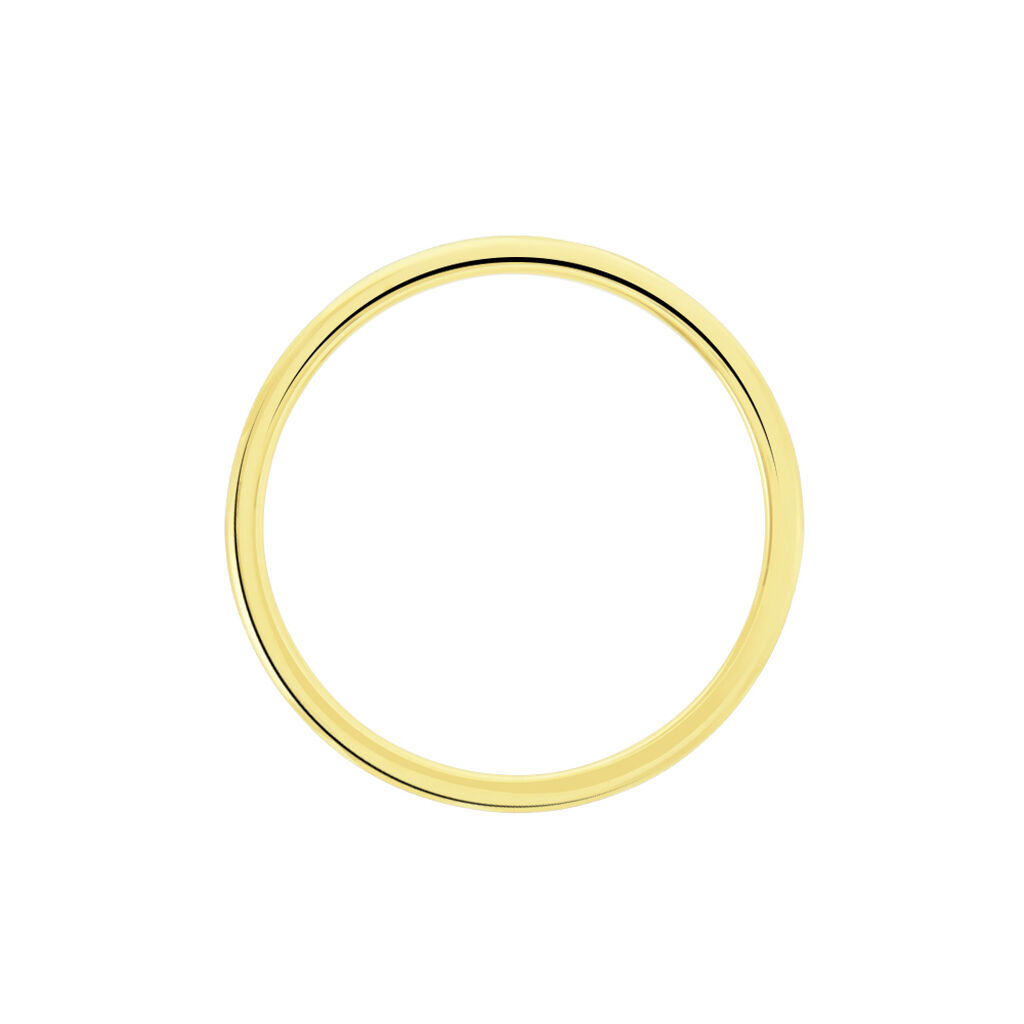 Alliance Eros Brossee Ruban Plat Or Jaune - Alliances Famille | Histoire d’Or