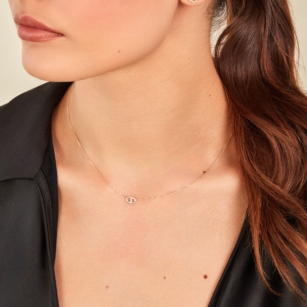 Collier Antun Or Jaune Diamant - Colliers Femme | Histoire d’Or