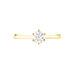 Bague Solitaire Athena Or Jaune Diamant - Bagues solitaires Femme | Histoire d’Or