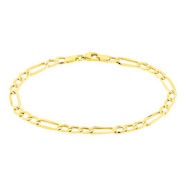 Bracelet Cameo Maille Alternee 1/3 Or Jaune - Bracelets chaîne Femme | Histoire d’Or