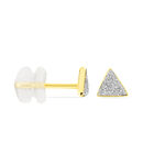 Boucles D'oreilles Puces Yora Or Jaune - Clous d'oreilles Femme | Histoire d&rsquo;Or