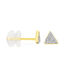 Boucles D'oreilles Puces Yora Or Jaune - Clous d'oreilles Femme | Histoire d’Or