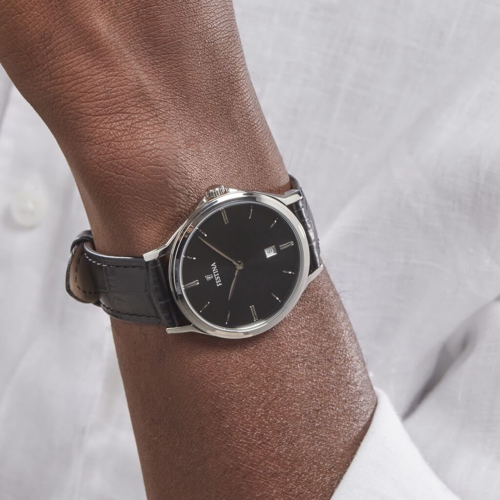 Montre Festina Classics Noir - Montres Homme | Histoire d’Or