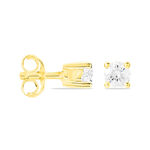 Boucles D'oreilles Puces Victoria Or Jaune Diamant - Clous d'oreilles Femme | Histoire d&rsquo;Or
