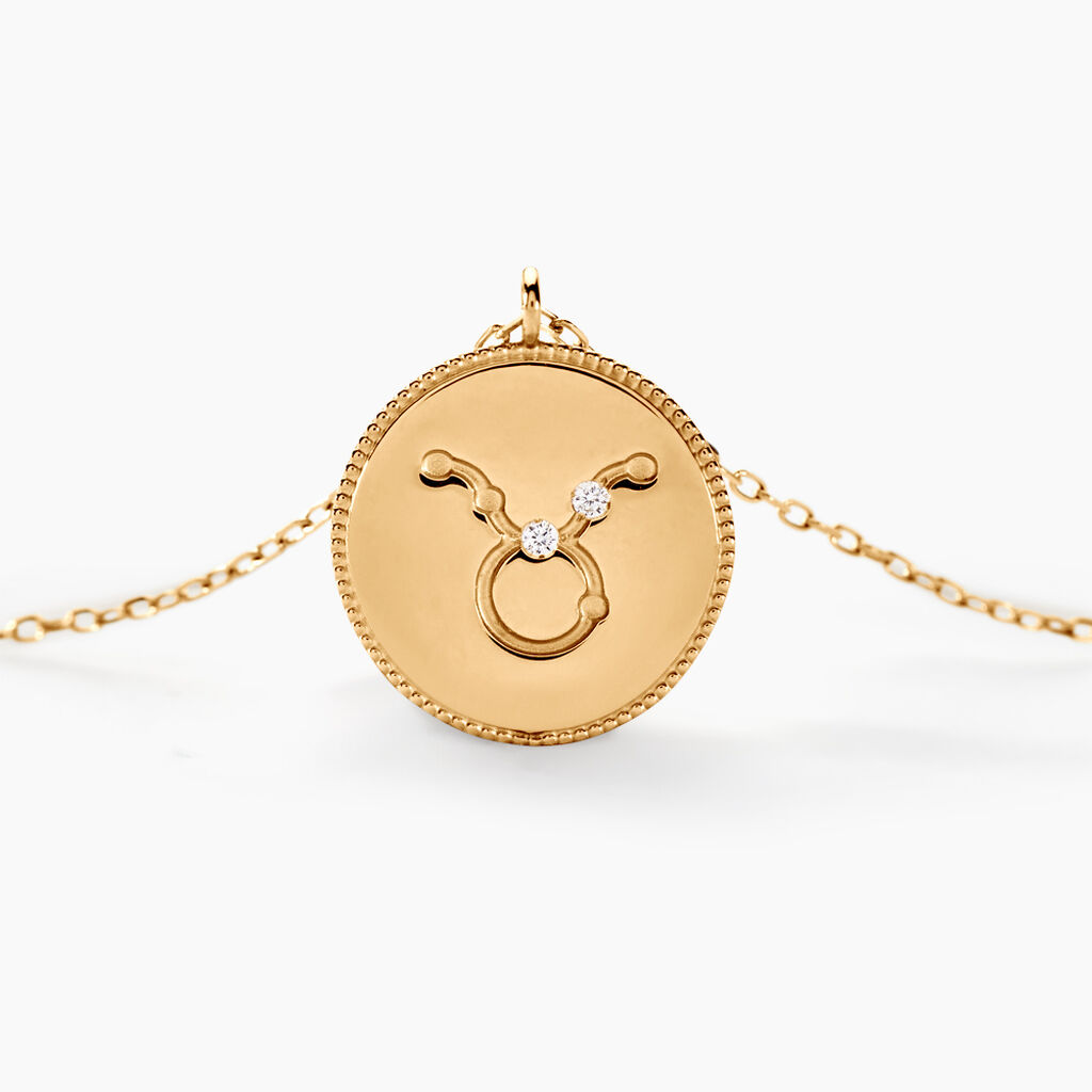 Collier Astrolae Or Jaune Diamant - Colliers Zodiaque Femme | Histoire d’Or