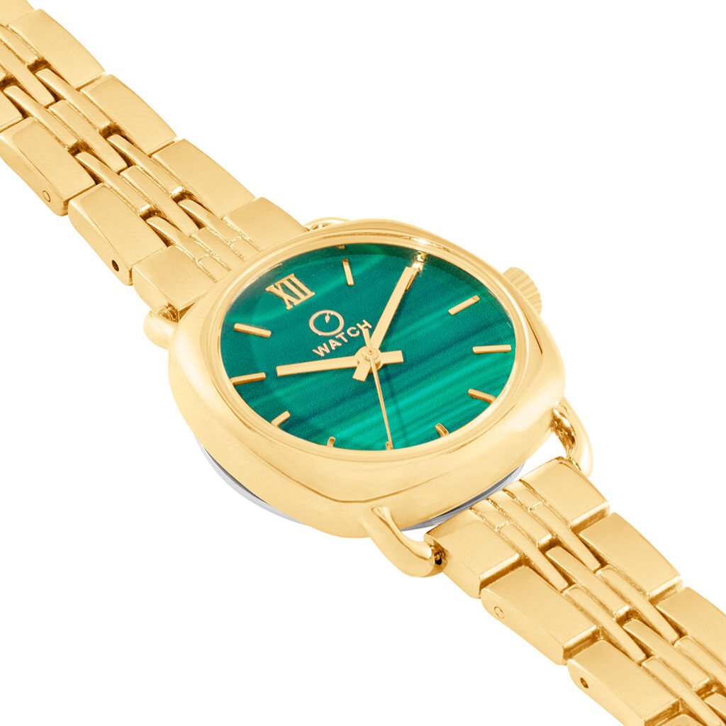 Montre O Watch Geometric Vert - Nouveautés Femme | Histoire d’Or