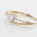 Bague Or Jaune Daegan Oxydes De Zirconium - Bagues solitaires Femme | Histoire d’Or