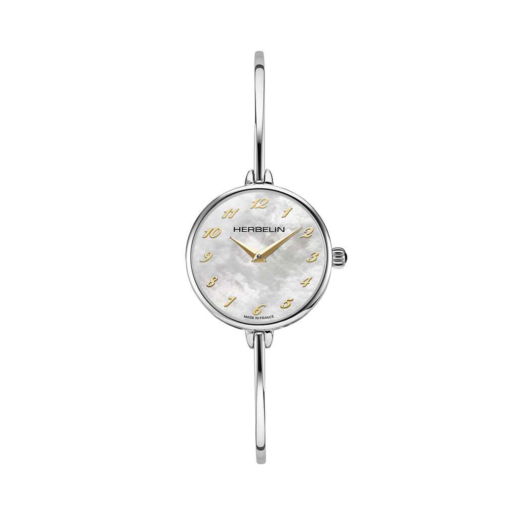 Montre Herbelin Fil Nacre Blanche - Montres Femme | Histoire d&rsquo;Or