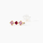 Boucles D'Oreilles Puces Bonifaz Or Jaune Oxyde De Zirconium - Clous d'oreilles Femme | Histoire d&rsquo;Or