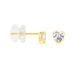 Boucles D'oreilles Puces Daria Coeur Or Jaune Oxyde - Clous d'oreilles Femme | Histoire d’Or