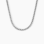 Chaine Vano Acier Blanc - Chaines Homme | Histoire d&rsquo;Or