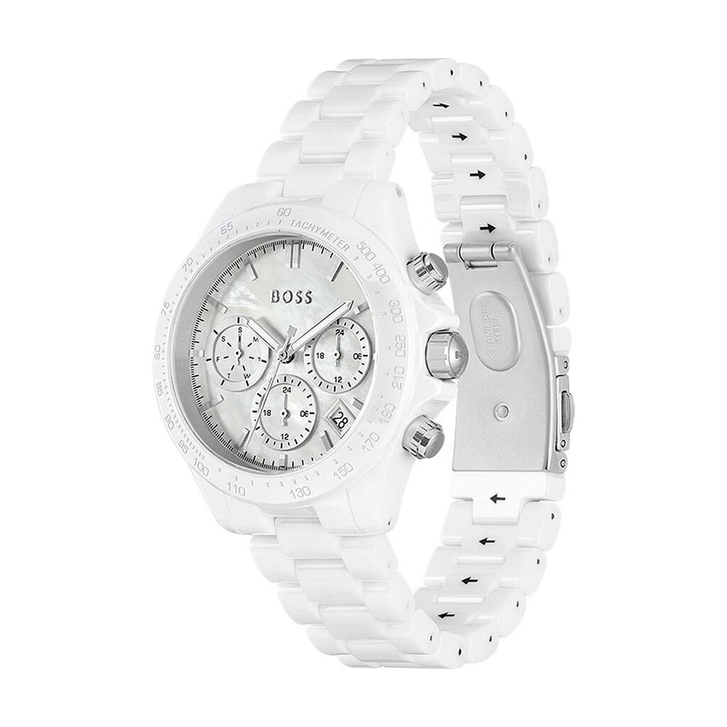 Montre Boss Novia Blanc - Montres Femme | Histoire d&rsquo;Or
