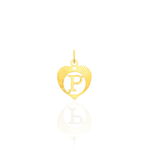Pendentif Eudocie Coeur Lettre Or Jaune - Pendentifs Famille | Histoire d&rsquo;Or