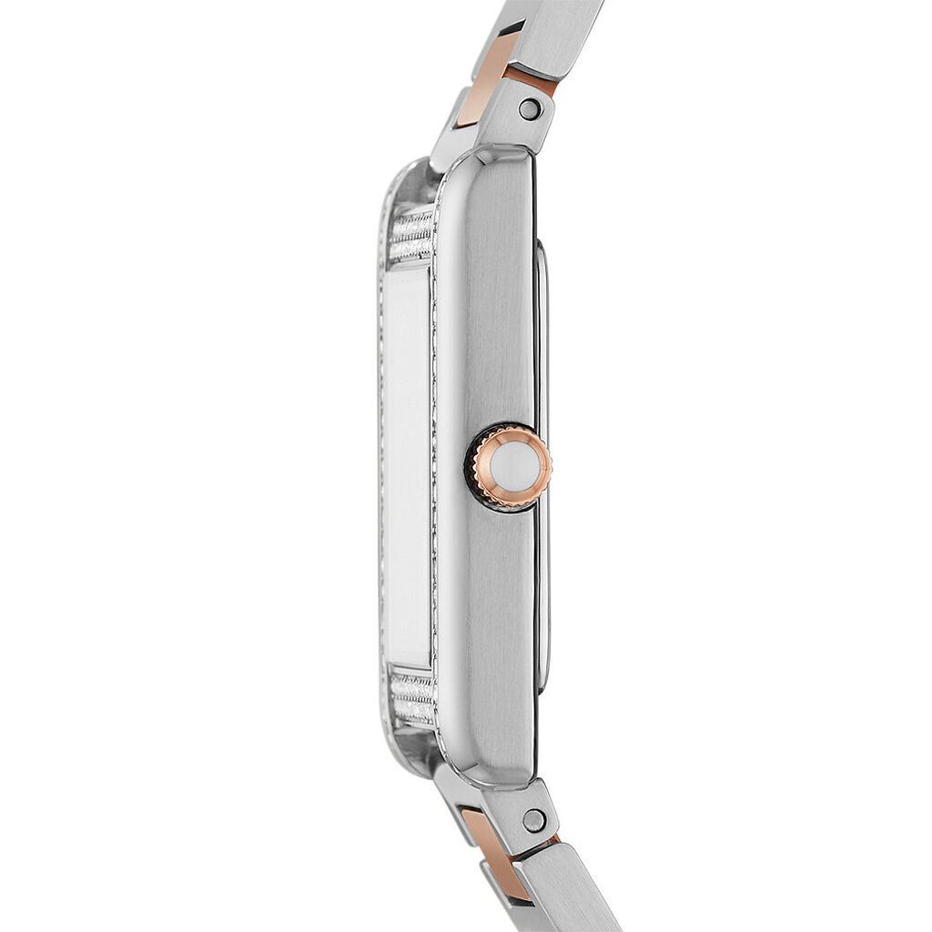 Montre Emporio Armani Nacre Blanche - Id&eacute;es cadeaux Femme | Histoire d&rsquo;Or