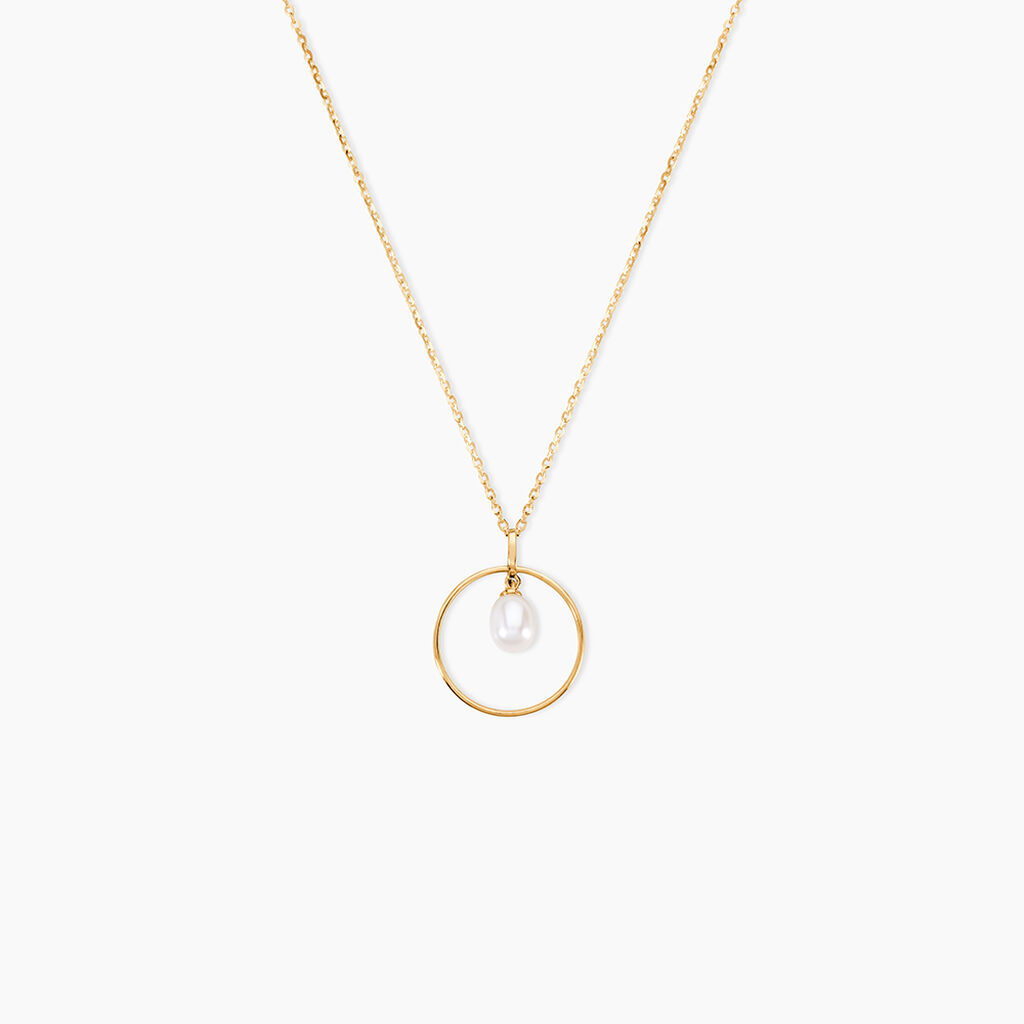 Collier Salvine Or Jaune Perle De Culture - Colliers Femme | Histoire d&rsquo;Or