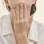 Bague Cyranna Or Rose Diamant - Bagues avec pierre Femme | Histoire d&rsquo;Or