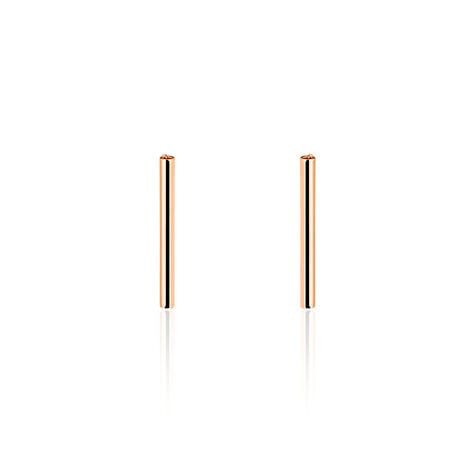 Boucles D'oreilles Puces Pink Or Rose - Clous d'oreilles Femme | Histoire d&rsquo;Or