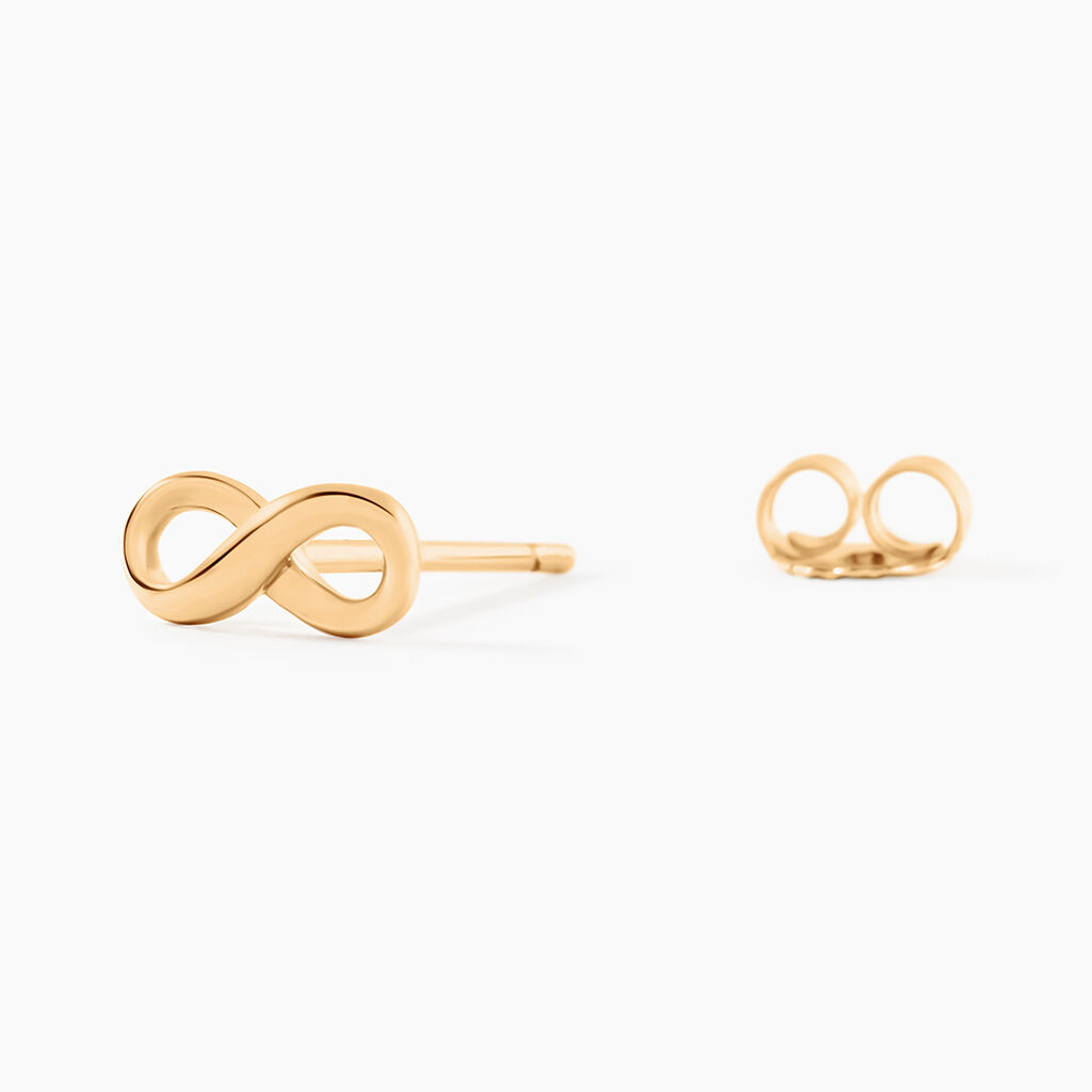 Boucles D'oreilles Puces Ajna Plaqué Or Jaune - Boucles d'oreilles fantaisie Femme | Histoire d’Or