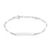 Bracelet Identité Bebe Bartolomee Or Blanc - Bracelets Communion Enfant | Histoire d’Or