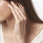 Alliance Lu Or Blanc Diamant - Bijoux Femme | Histoire d&rsquo;Or