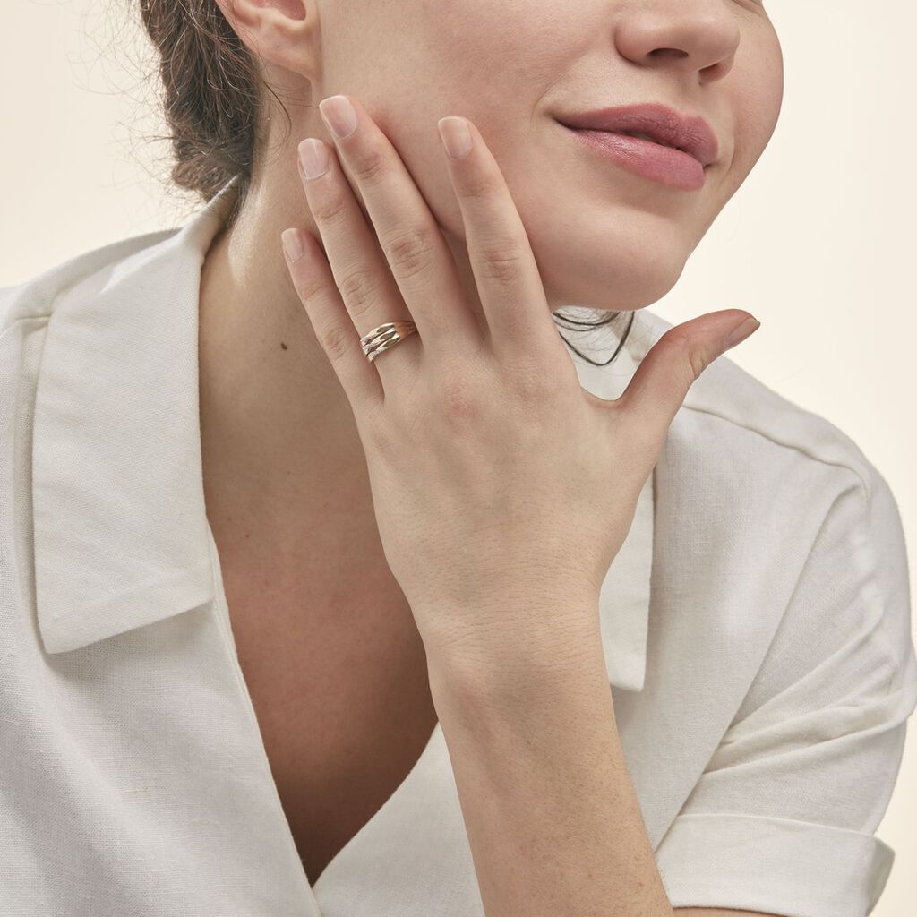 Bague Grasiella Or Jaune Diamant - Bagues avec pierre Femme | Histoire d’Or