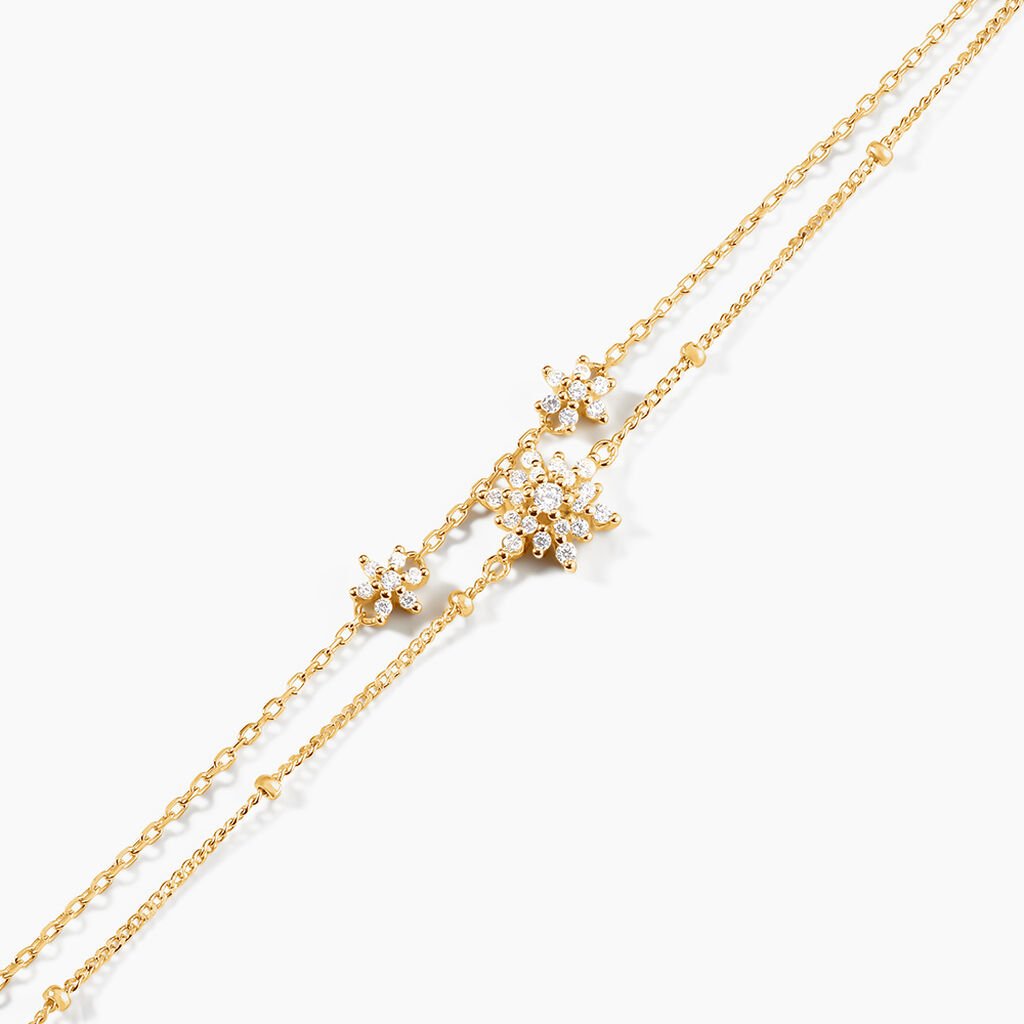 Bracelet Leila Argent Jaune Oxyde De Zirconium - Nouveautés Femme | Histoire d’Or