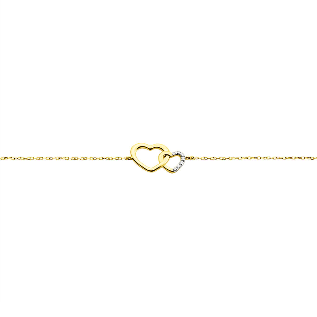 Bracelet Or Jaune Silana Diamants - Bracelets Femme | Histoire d&rsquo;Or