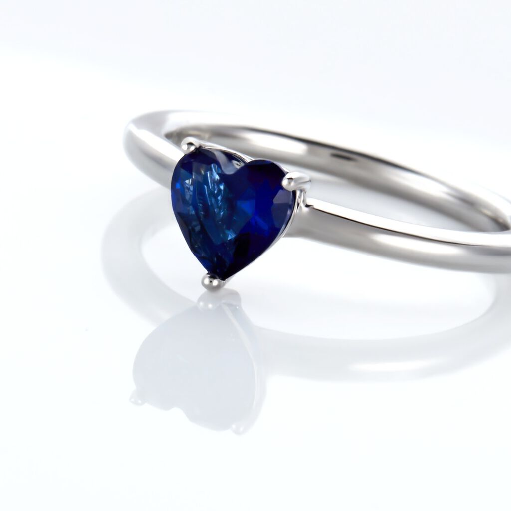 Bague Solitaire Kelvyn Argent Blanc Oxyde De Zirconium - Bagues solitaires Femme | Histoire d&rsquo;Or