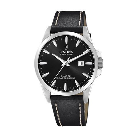 Montre Festina Swiss Made Noir - Montres suisses Homme | Histoire d’Or