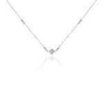 Collier Fancy Argent Blanc - Colliers fantaisie Femme | Histoire d&rsquo;Or