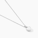 Collier Barbara Argent Blanc - Colliers fantaisie Femme | Histoire d&rsquo;Or