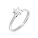 Bague Solitaire Athena Or Blanc Diamant - Bagues solitaires Femme | Histoire d’Or