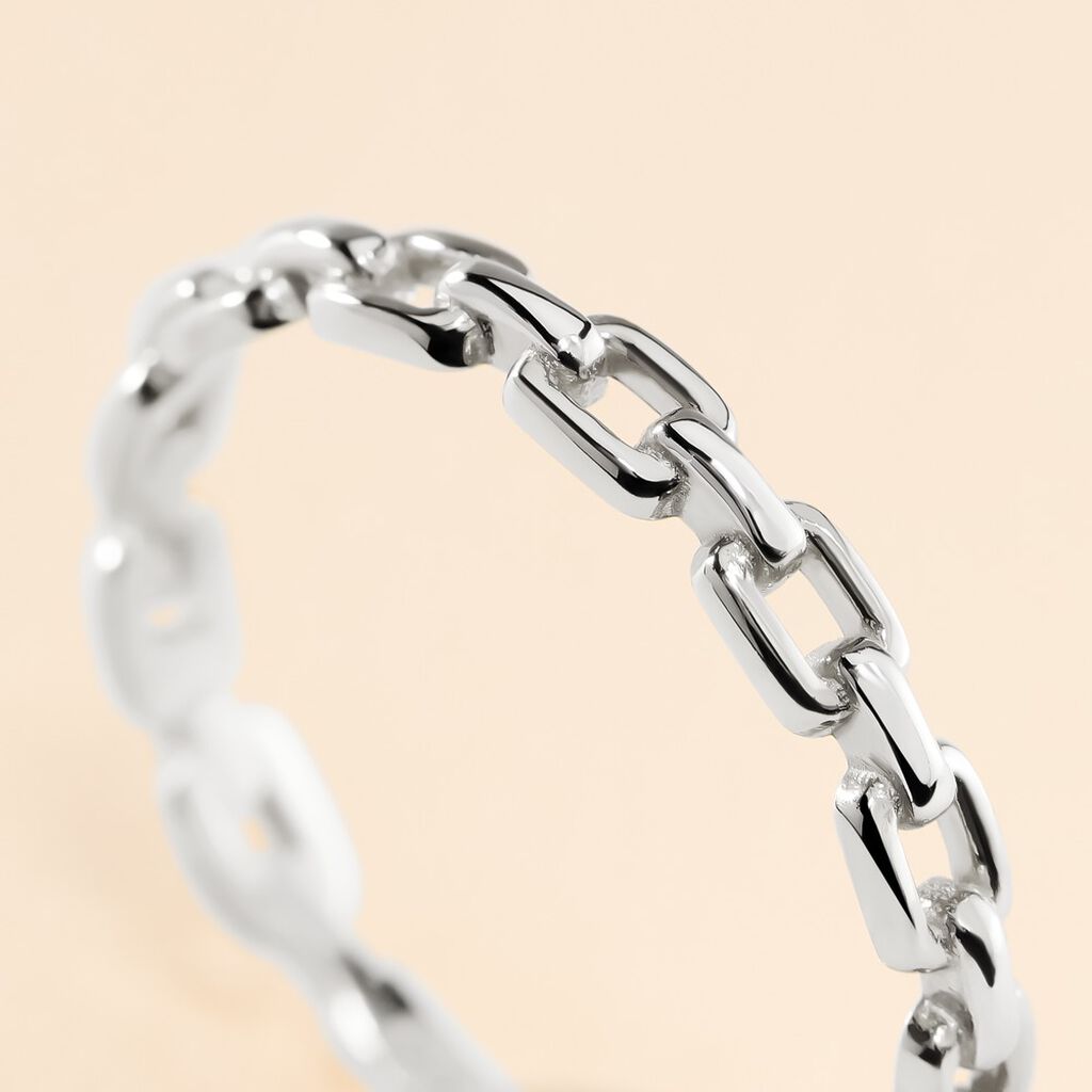 Bague Soho Argent Blanc - Bagues fantaisie Femme | Histoire d’Or