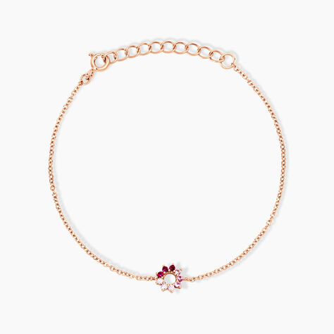 Bracelet Pavel Argent Rose Oxyde De Zirconium - Bracelets Femme | Histoire d&rsquo;Or
