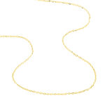 Cha&icirc;ne Igoa Maille For&ccedil;at Diamantee Or Jaune - Chaines Famille | Histoire d&rsquo;Or