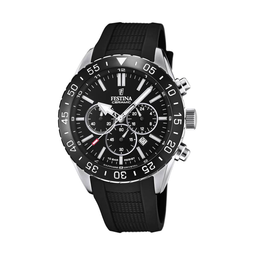 Montre Festina Ceramic Noir - Montres Homme | Histoire d’Or