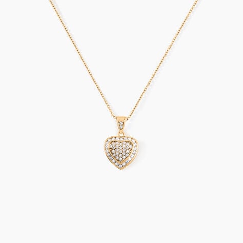Collier Rhadijaae Plaqué Or Jaune Oxyde De Zirconium - Colliers Femme | Histoire d’Or