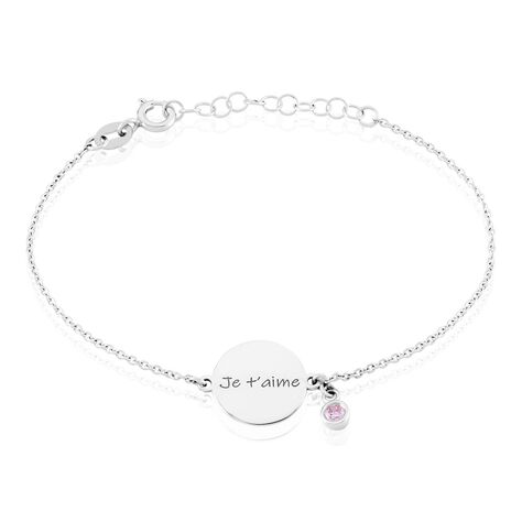 Bracelet Argent Rhodié Prew Oxyde De Zirconium - Bracelets Femme | Histoire d’Or