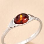 Bague Marquita Argent Blanc Ambre - Bagues solitaires Femme | Histoire d&rsquo;Or