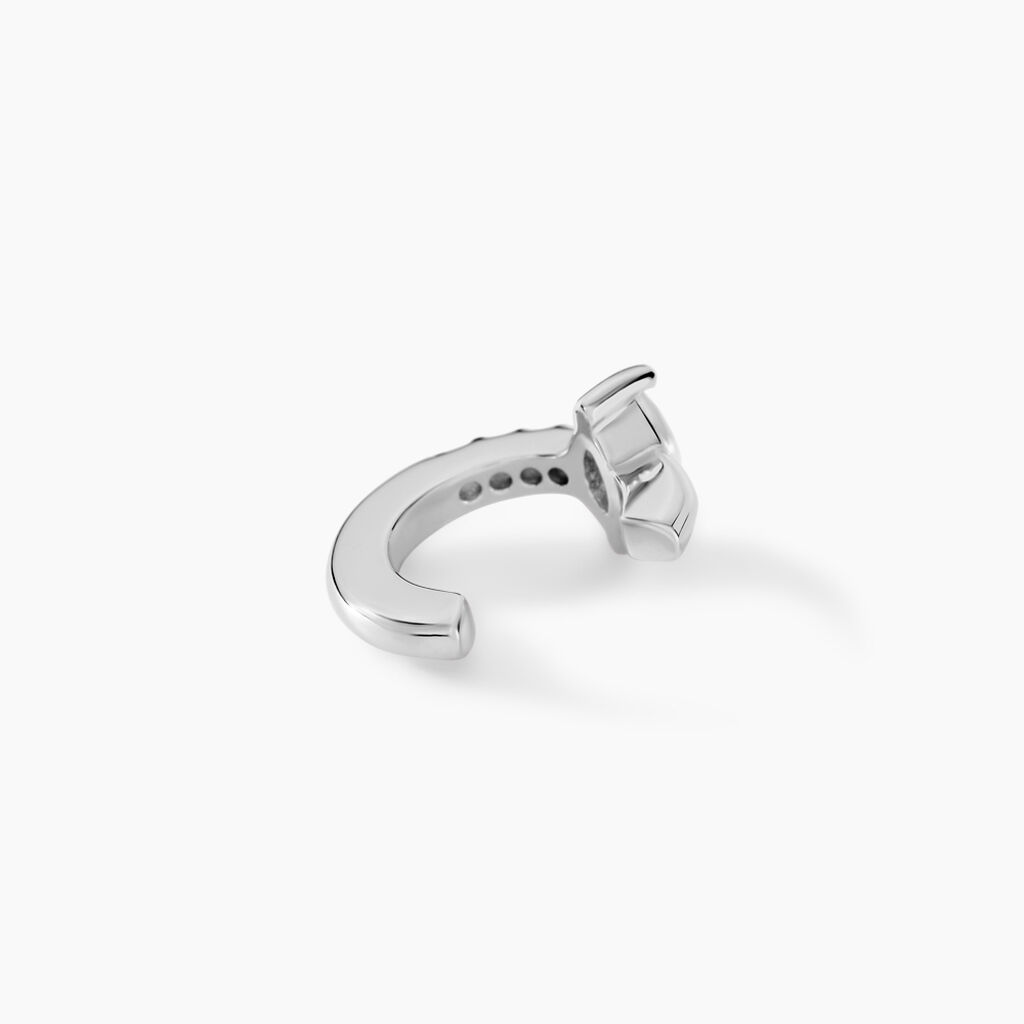 Bague D'oreille Unitaire Naura Argent Blanc Oxyde De Zirconium - Boucles d'oreilles fantaisie Femme | Histoire d’Or