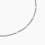 Collier Eva Acier Blanc - Colliers fantaisie Femme | Histoire d&rsquo;Or