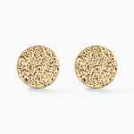 Boucles D'oreilles Puces Blanka Plaqu&eacute; Or Jaune - Boucles d'oreilles fantaisie Femme | Histoire d&rsquo;Or