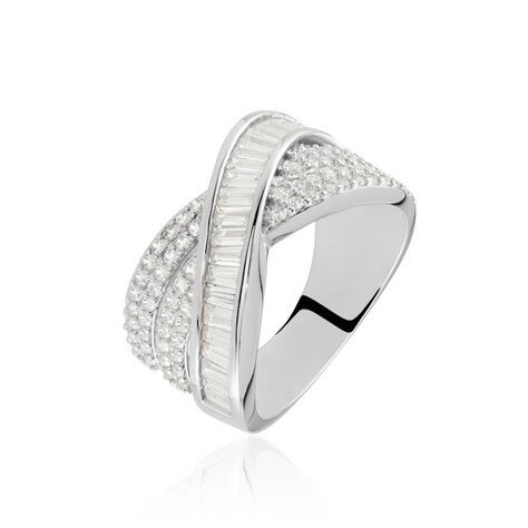 Bague Audon Argent Blanc Oxydes De Zirconium - Bagues avec pierre Femme | Histoire d’Or