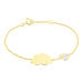 Bracelet Identité Ange Email Or Jaune - Bracelets Communion Enfant | Histoire d’Or