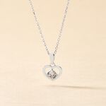 Collier Nalan Argent Blanc Oxyde De Zirconium - Colliers fantaisie Femme | Histoire d&rsquo;Or