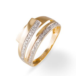 Bague Mesmin Or Jaune Diamant - Bagues avec pierre Femme | Histoire d’Or