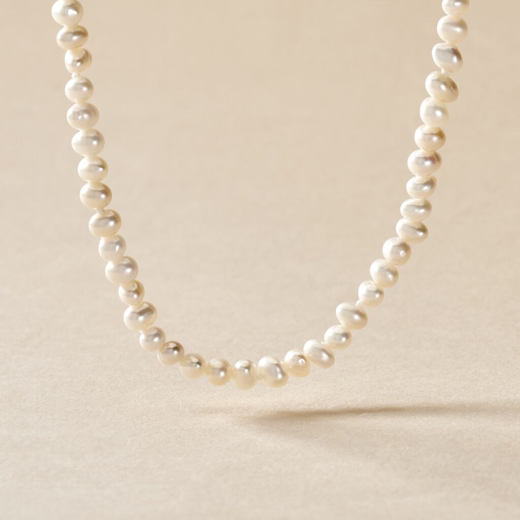 Collier Baroque Or Jaune Perle De Culture - Colliers Femme | Histoire d’Or